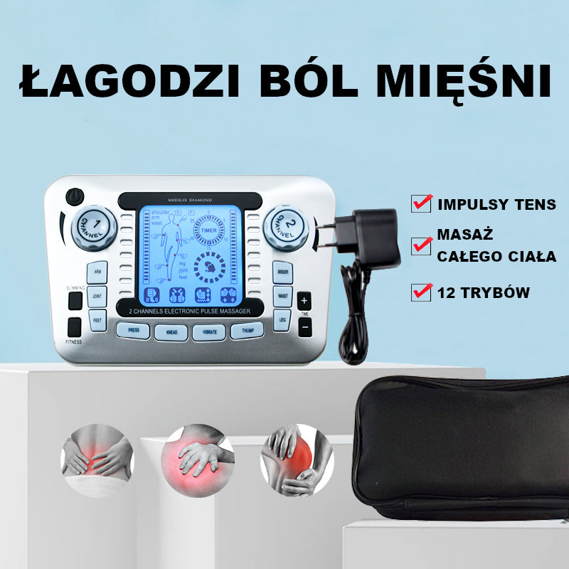 Elektrostymulator mięśni XXL szary AS979