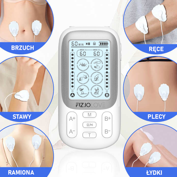 Elektrostymulator mięśni AS9020 ZESTAW XXL Fizjolove