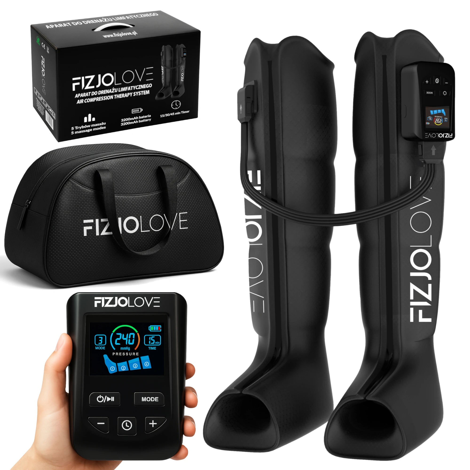 Drenaż Limfatyczny Urządzenie Uciskowe Masażer Nóg Presoterapia roz. L