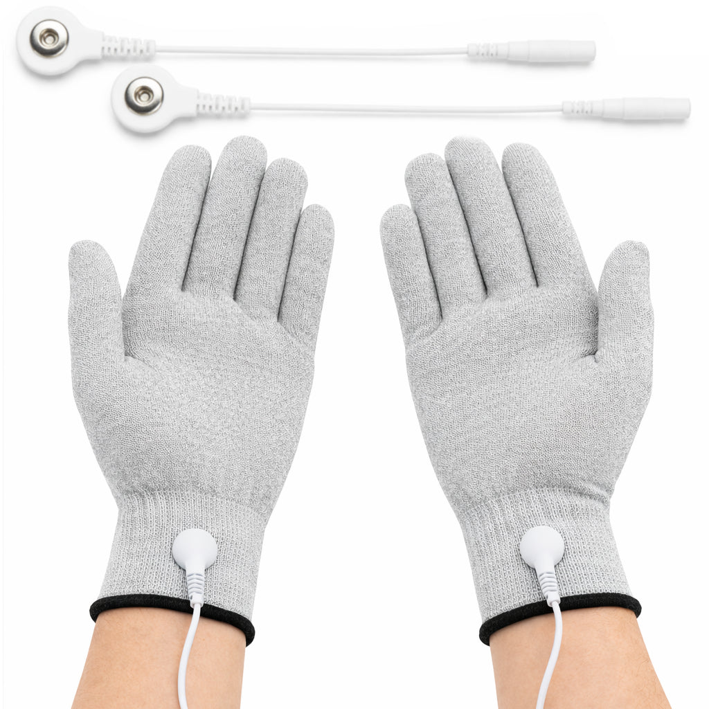 Rękawiczki Elektrody TENS EMS do Elektrostymulatora Masażera Rozmiar L elektrostymulacja