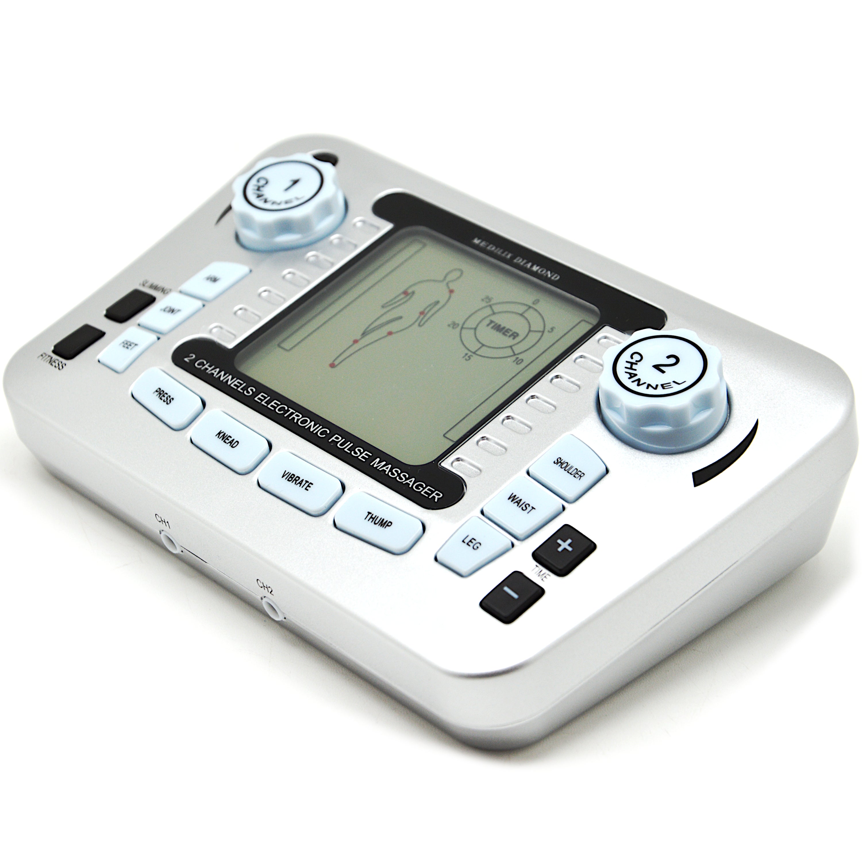 Elektrostymulator mięśni szary AS979 16 elektrod