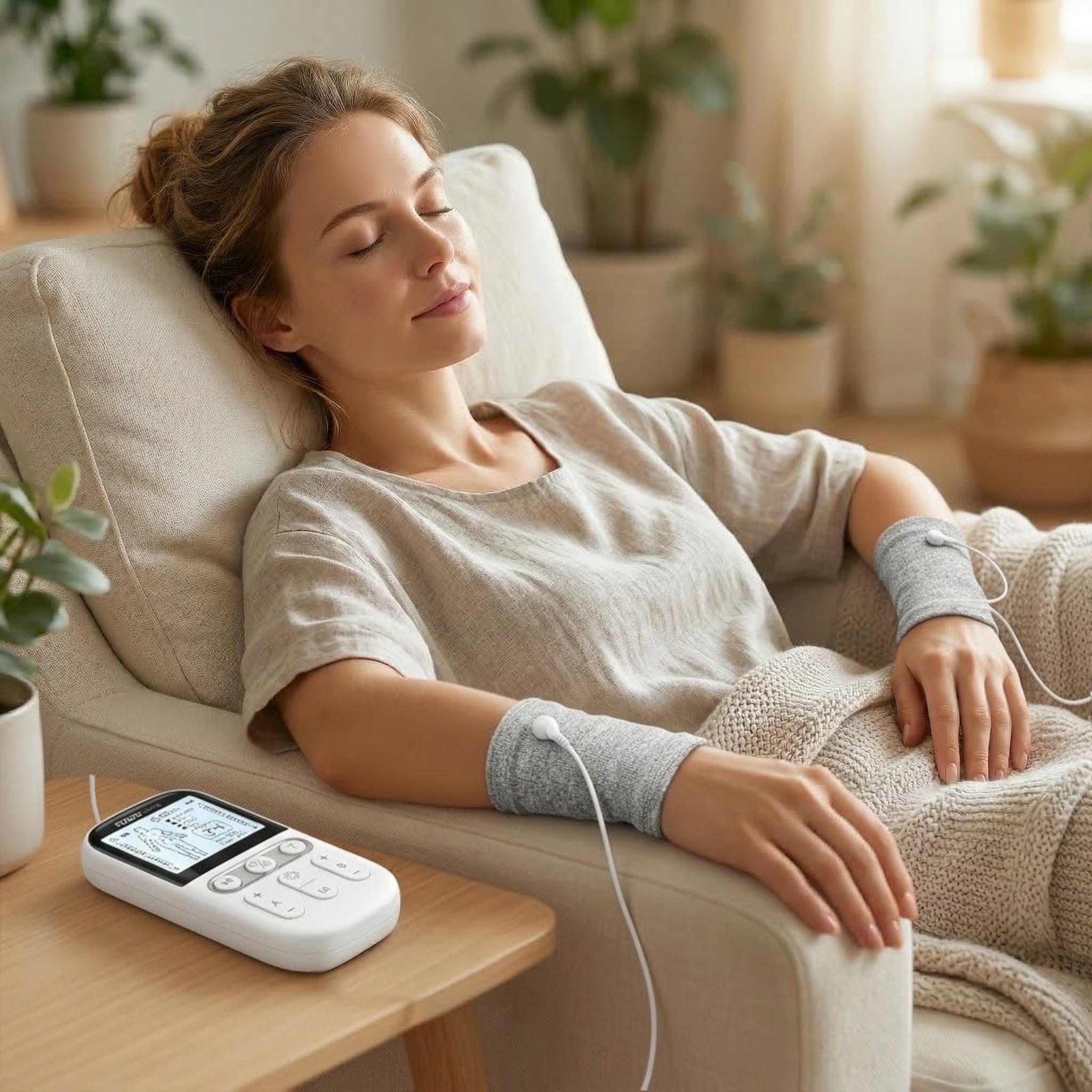 Opaski na nadgarstek do elektrostymulacji elektrostymulator Tens Ems opaska 2 szt