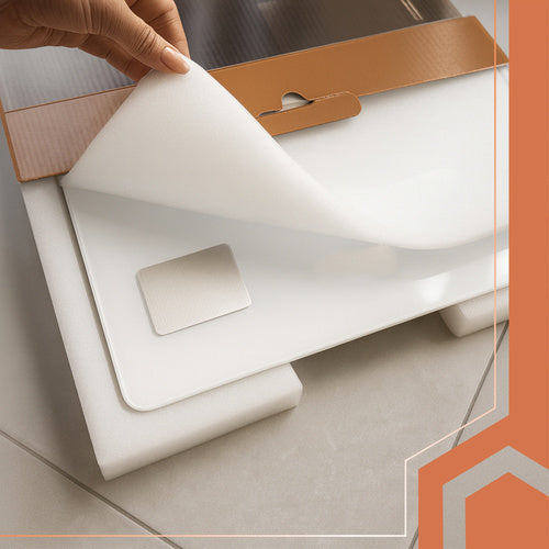 Elektroniczna waga łazienkowa analityczna LITE bluetooth pomiar tkanki BMI Biała