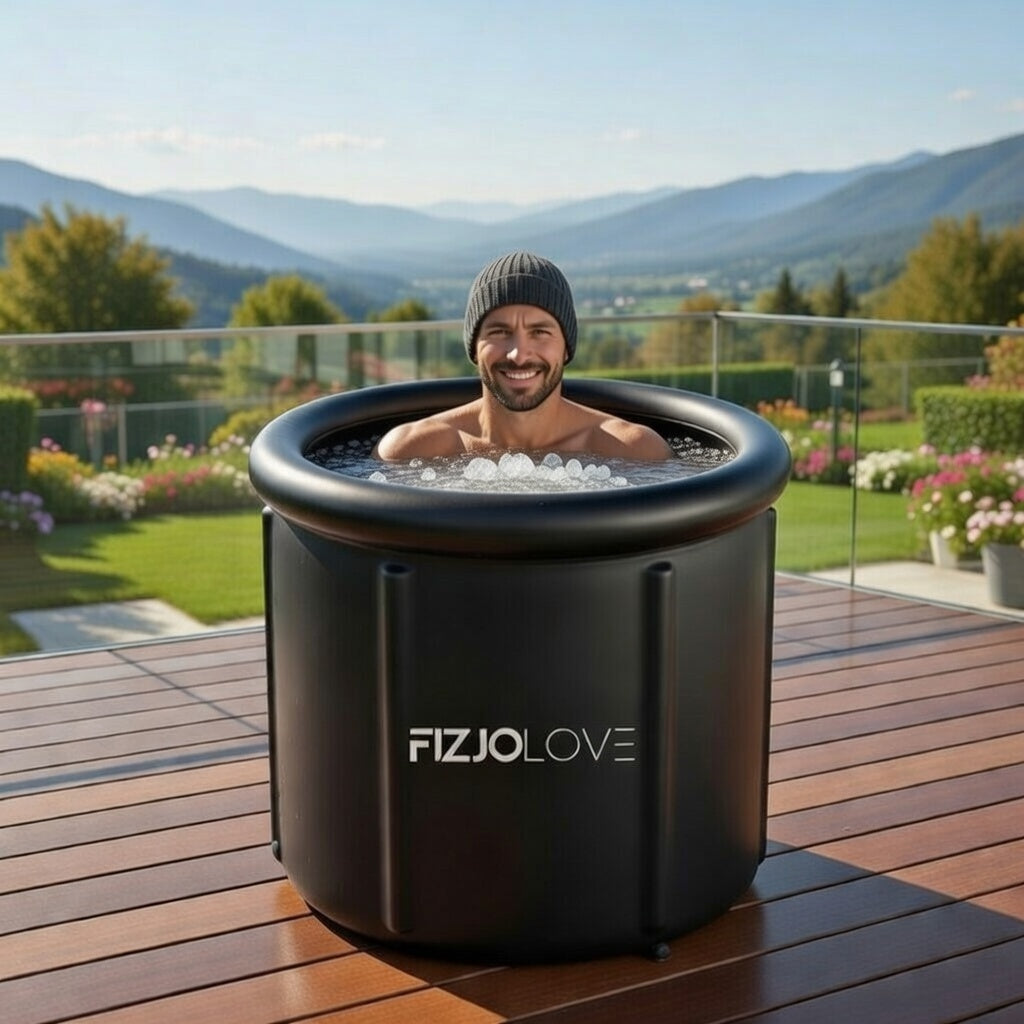 Beczka do Morsowania 320L Wanna Lodowa Przenośny Basen do Regeneracji Balia