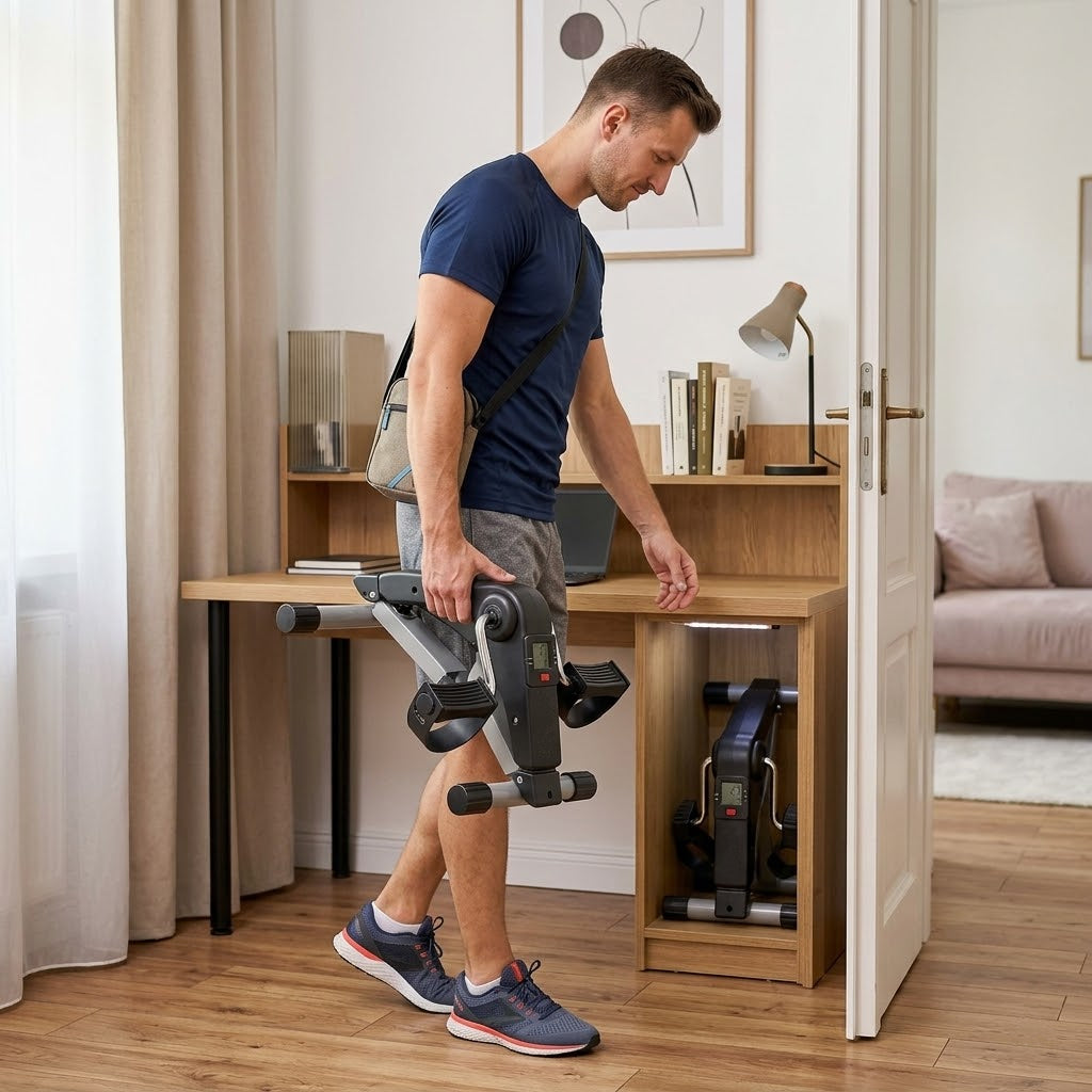 ROWER REHABILITACYJNY TRENINGOWY ROTOR ROWEREK DO ĆWICZEŃ RĄK I NÓG FIZJOLOVE Z LICZNIKIEM LCD