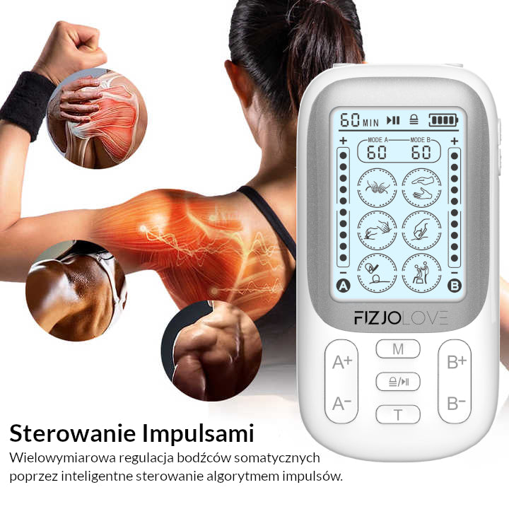 Elektrostymulator mięśni AS9020 Biały Fizjolove