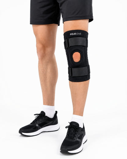 ORTEZA KOLANA XL STABILIZATOR Z FISZBINAMI OPASKA STAWU KOLANOWEGO RZEPKI FIZJOLOVE