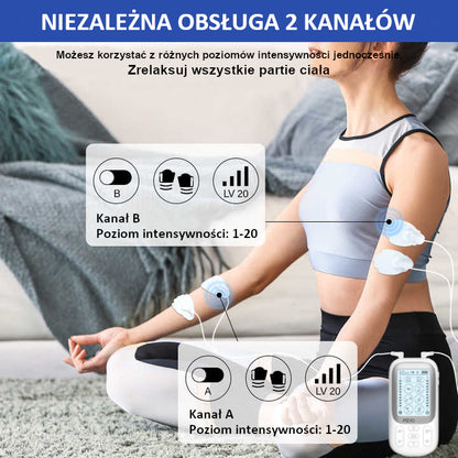 Elektrostymulator mięśni AS9020 Biały Fizjolove