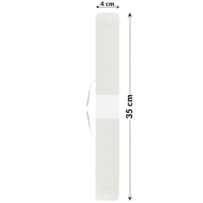 2x ELEKTRODA ŻELOWA ELEKTROSTYMULATOR TENS/EMS ELEKTRODY NA KRĘGOSŁUP PASKI 4x35 CM PARA