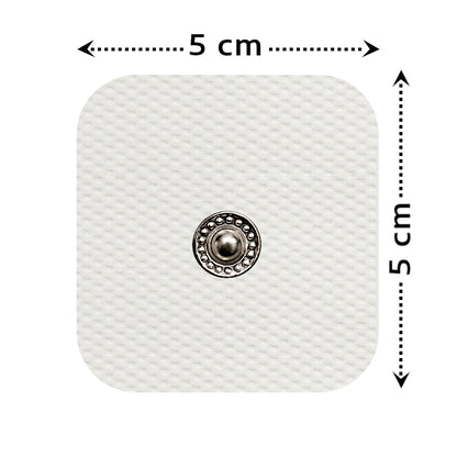 4x ELEKTRODA ŻELOWA ELEKTROSTYMULATOR TENS/EMS ELEKTRODY 2 PARY 5x5 cm SNAP