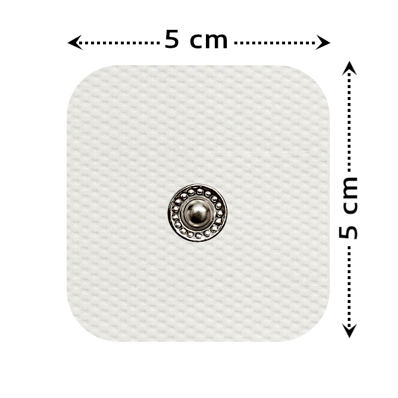 4x ELEKTRODA ŻELOWA ELEKTROSTYMULATOR TENS/EMS ELEKTRODY 2 PARY 5x5 cm SNAP
