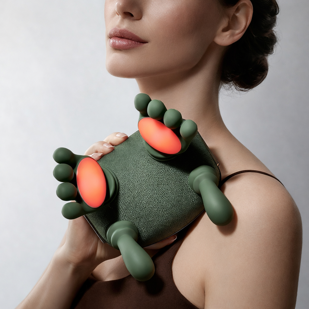 Bioniczny Masażer 5D Szyi i Ramion Podgrzewany Masażer Pleców Elektryczny