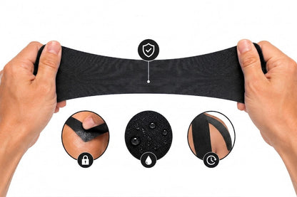 TAŚMA KINEZJOLOGICZNA DO TAPINGU TEJP KINESIO HIPOALERGICZNA WODOODPORNA