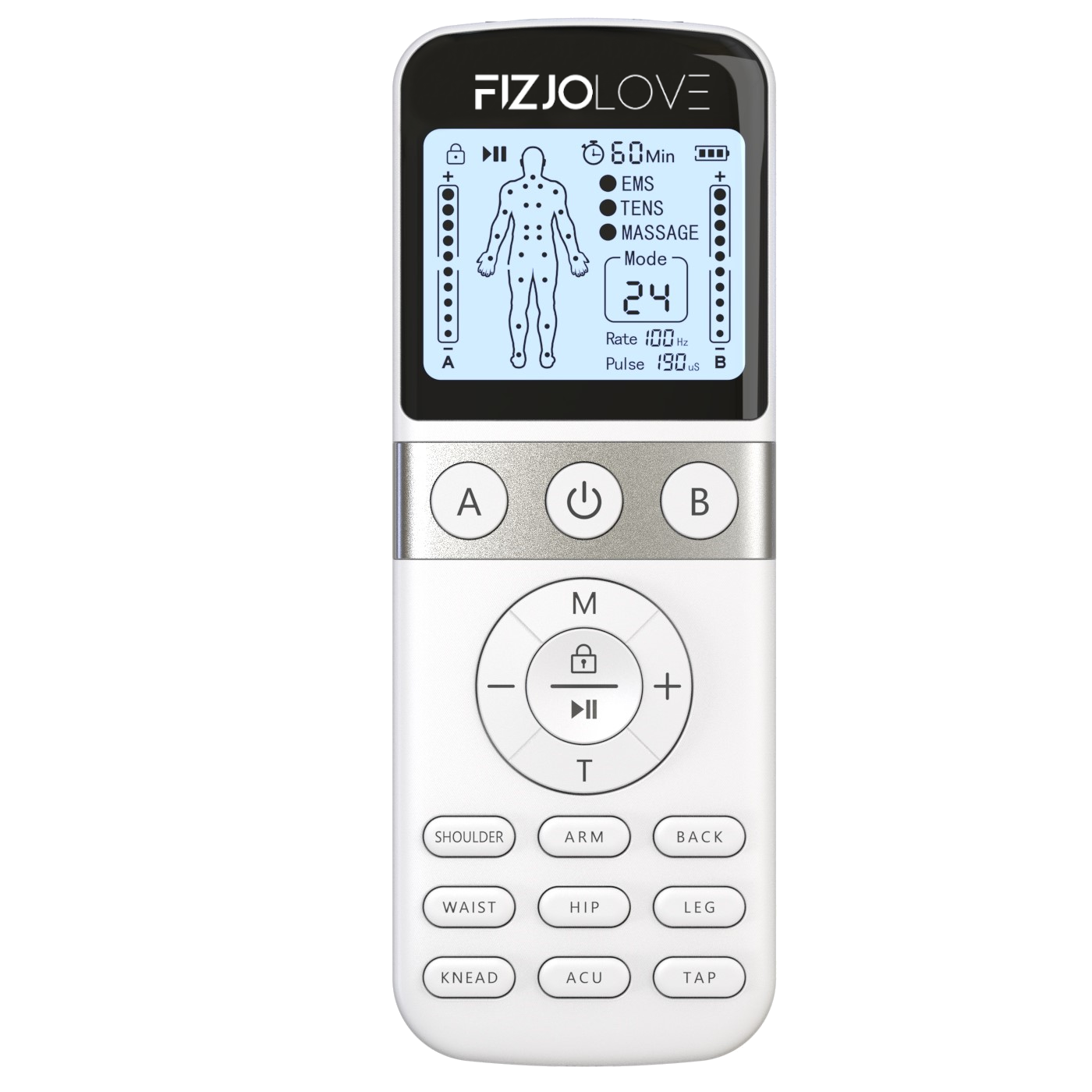 Elektrostymulator mięśni AS9024 Biały Fizjolove