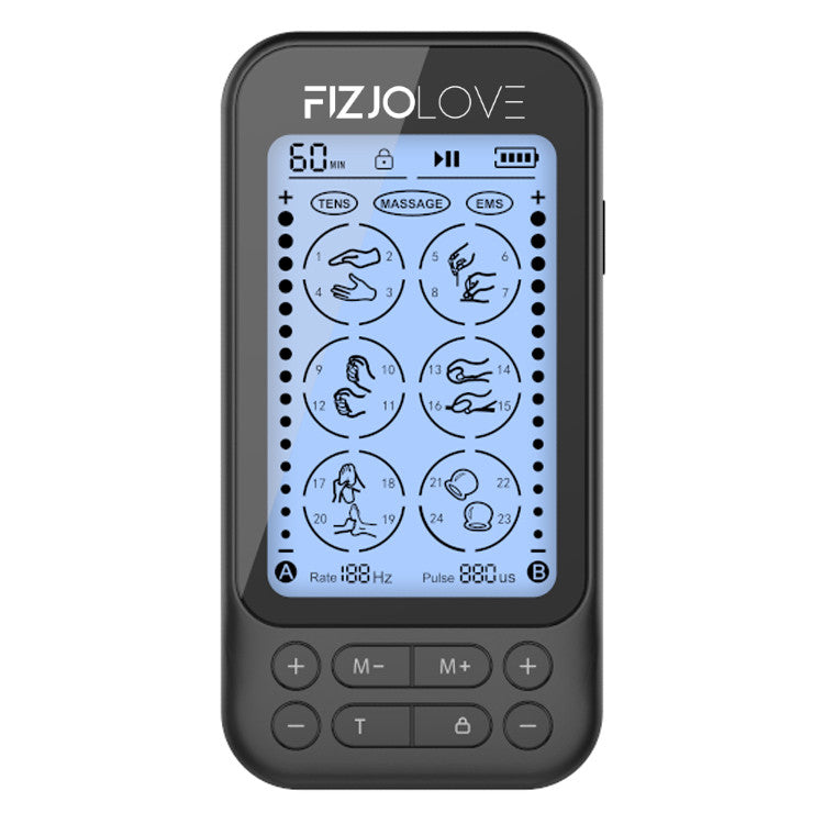 Elektrostymulator mięśni AS9034 Czarny Fizjolove