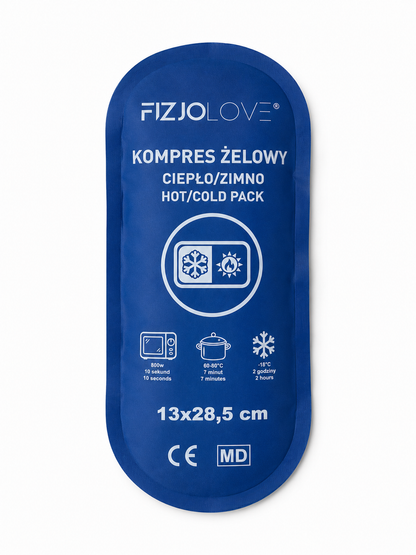 KOMPRES ŻELOWY CIEPŁO ZIMNO Termiczny Okład Rozgrzewający Chłodzący 28×13cm