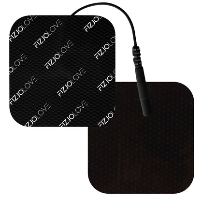 4x ELEKTRODA ŻELOWA ELEKTROSTYMULATOR TENS/EMS ELEKTRODY CZARNE 5x5 cm 2 pary