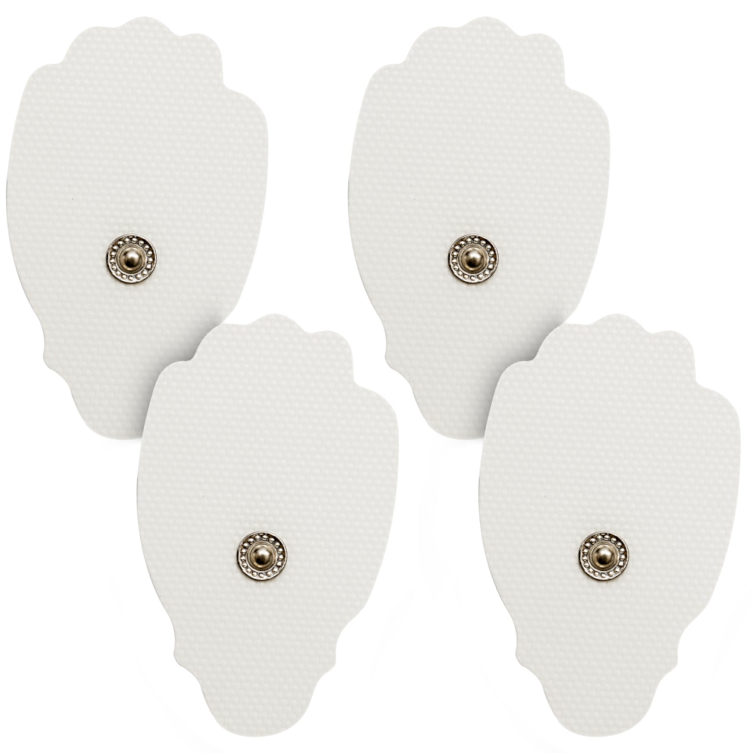 Elektrody żelowe białe snap 7x4,5 cm 4 sztuki