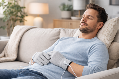 Rękawiczki Elektrody TENS EMS do Elektrostymulatora Masażera Rozmiar L elektrostymulacja