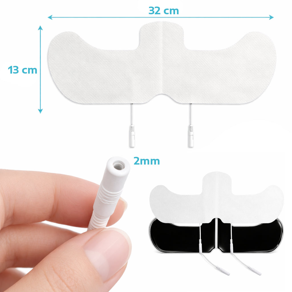 DUŻA ELEKTRODA ŻELOWA DO ELEKTROSTYMULACJI 32cm x 13cm TENS EMS (PIN)