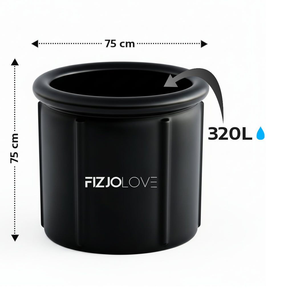 Beczka do Morsowania 320L Wanna Lodowa Przenośny Basen do Regeneracji Balia