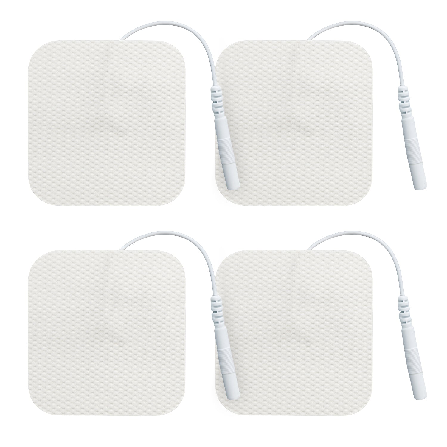 Elektrody żelowe białe 5x5 cm 4 sztuki