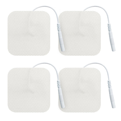 Elektrody żelowe białe 5x5 cm 4 sztuki