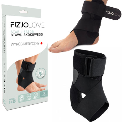 ORTEZA STAWU SKOKOWEGO STABILIZATOR KOSTKI STOPY FIZJOLOVE